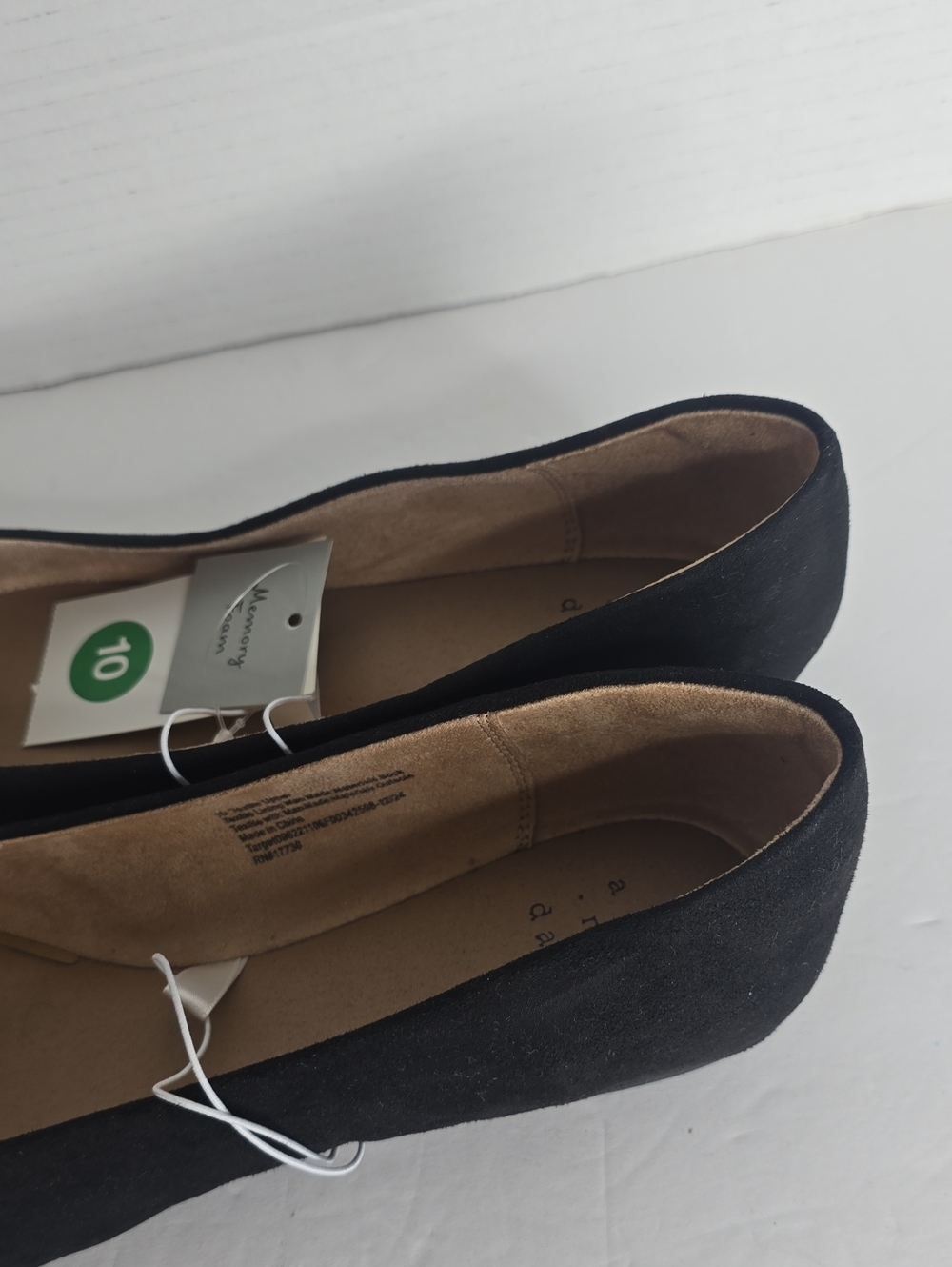 Women's Corinna Pointed Toe Ballet Flats Black A New Day Size 10 - Picture 5 of 9